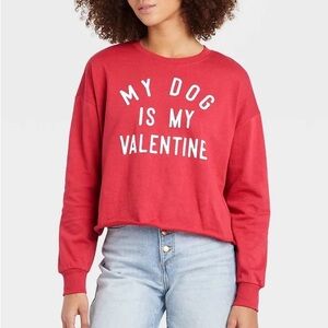 Red Graphic Sweatshirt